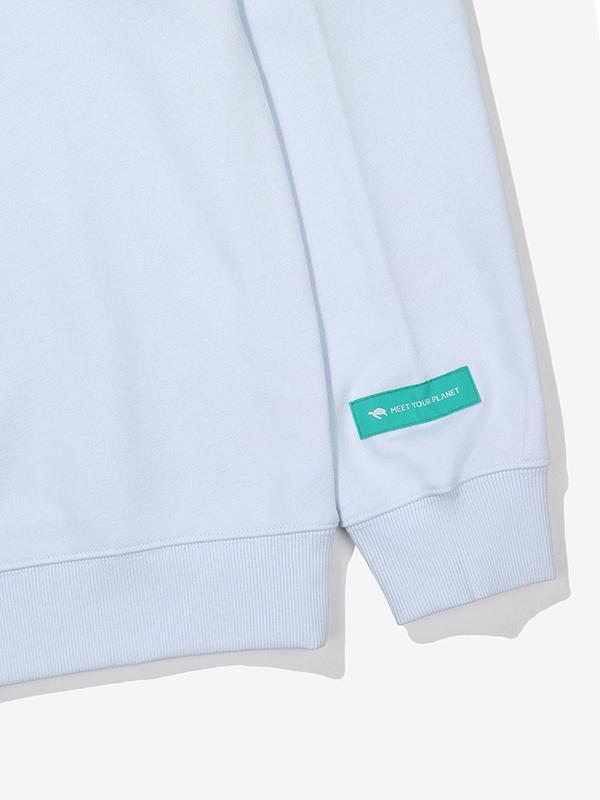 BBC EARTH Essentials Big Logo Sweatshirt_Light Blue