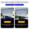 Anti Glare Car Sun Visor Suede Polarized Visor Eyewear Holder Clip  Safe Driving Experience