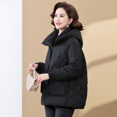 Jacket Women Thickened Loose Plus Size Mother Winter Cotton-padded Middle-aged and Elderly Women's Cotton-padded Jacket