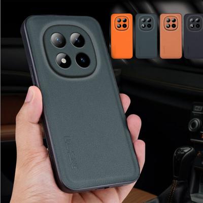 Stoßfeste Hülle aus Kohlefaser-PU-Leder für Redmi Note 15 15pro Plus 5g Anti-Schock Weiche Handyhülle für Redmi Note 15 pro+ Hülle