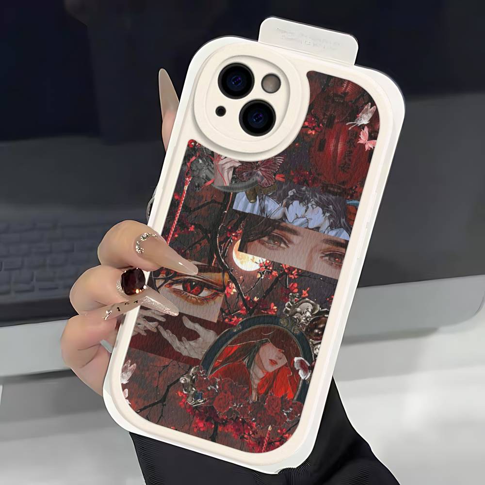 Popular Danmei Anime H-Heaven O-OfficialS B-Blessing Phone Cover For IPhone 16 15 14 13 12 11 Pro Max Plus Leather Soft Case