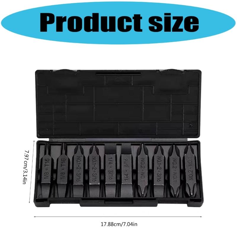 Convenient Screwdriver Bit Tool Kit With Multiple Attachments Interchangeable Bit For Repair And Assembly