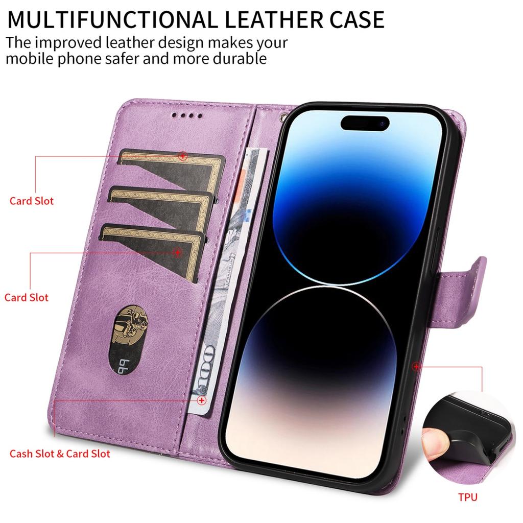 Case For Poco X8 Pro X8 Pro Max Magnetic  Leather Wallet Case for Coque Xiaomi Poco X8 X7 X6 X5 Pro Phone Flip Cover Grid