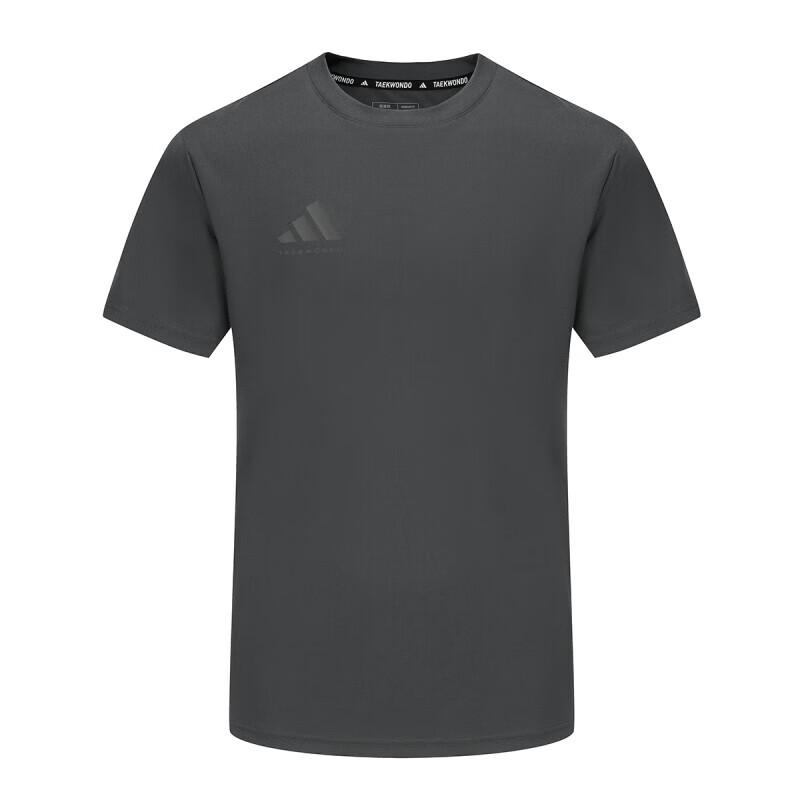 

Adidas Taekwondo Ss25 Simple Breathable Round Neck Casual Sports Short Sleeve T-Shirt Unisex Tops Dark-Gray ADICLTS24CTKP-GFC XL