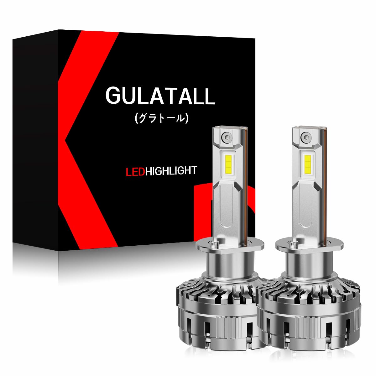 

Светодиодная фара GULATALL H1 Super Vehicle Inspection для автомобилей 12 В и Белый 6000K Высокий Комплект из 2 ламп, Яркий, 30 000 люмен, Соответствующий, Встроенный белый