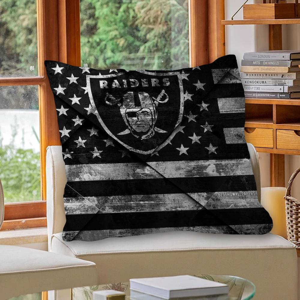 Las Vegas R-Raiders Pillow Cover For Bedroom Room And Living Room Sofa Decorative Cushion Cover