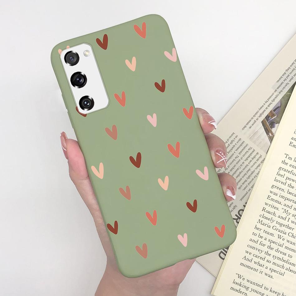 Case for Fundas Samsung Galaxy S20 FE S 20 FE S20FE Case Samsung S20 FE Phone Silicone Flower Cute Soft Back Cover Cases Bumper
