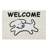 Door Mat Cute Cartoon Dog Pattern Anti Slip Mud Scraping Welcome Rug Front Door Rug Home Decoration
