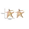 Popular Starfish Earrings for Women with a Simple, Compact and Versatile Temperament