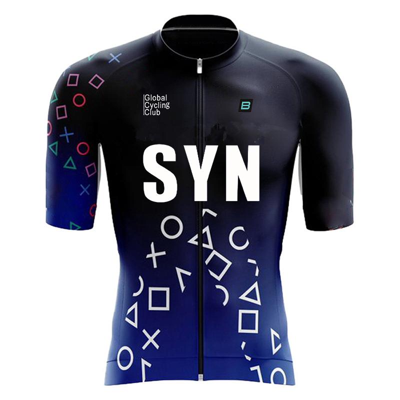 SYN Herren Radsportbekleidung Sommer Rennrad Trikot feuchtigkeitsableitend Radsport Set MTB Radsportbekleidung Radtrikot