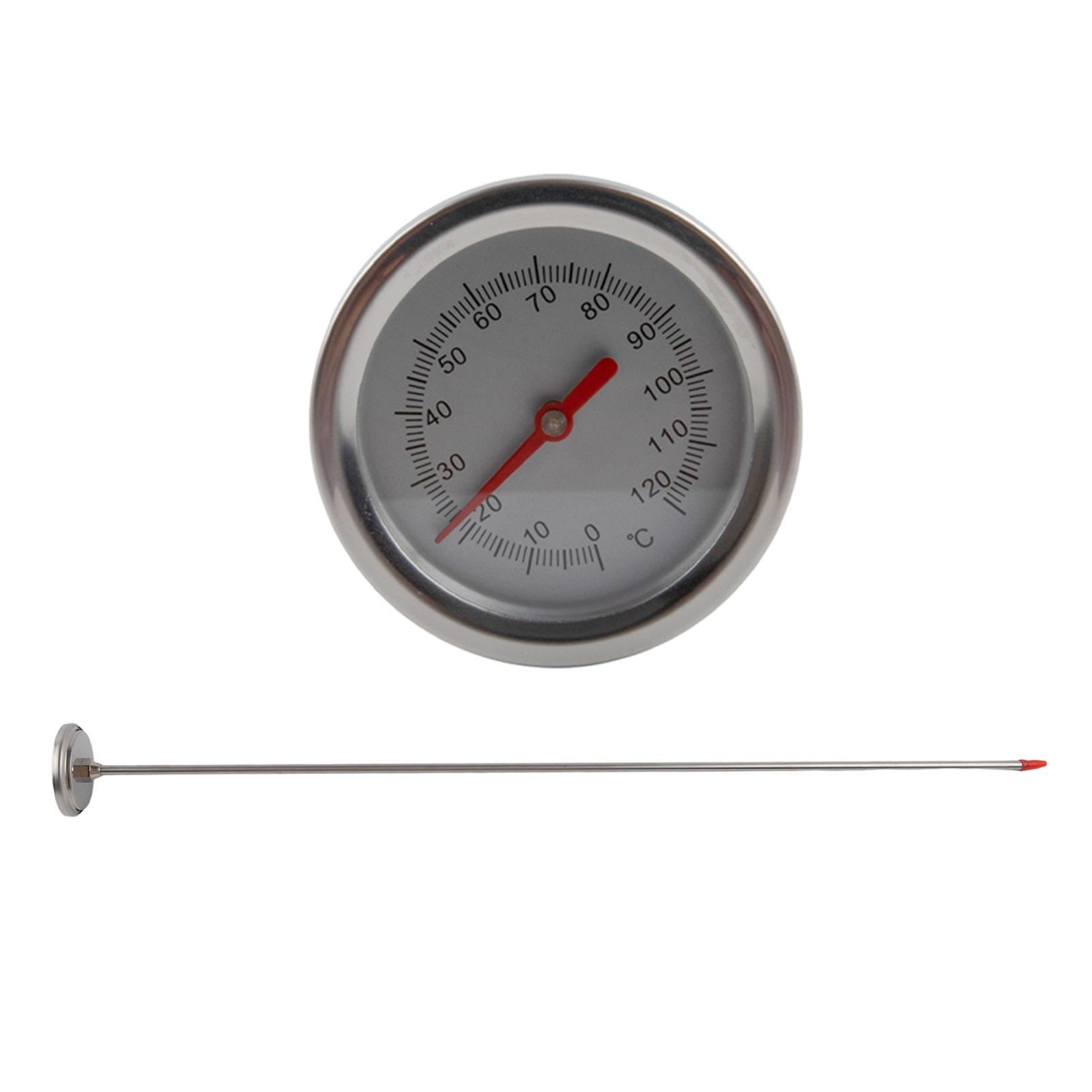 

1PC Stainless Steel Compost Thermometer Composting Soil Thermometer With 19.7 Inch Probe Celsius Gardening Tool