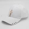 Dad Hat Creative Piercing Ring Baseball Cap Punk Hip Hop Caps Cotton Adult Casual Solid Adjustable Unisex Caps