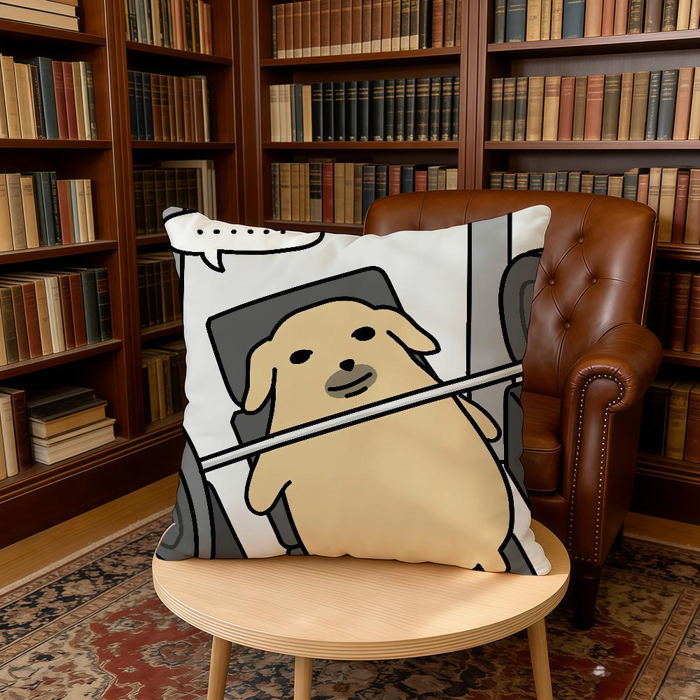 Cartoon Cute N-Nudaeng Dog cushion cover Home Office Birthday Anniversary Gifts Soft Skin Friendly Cushion Cover
