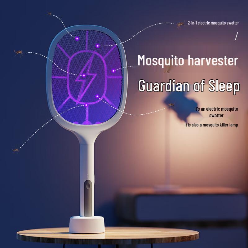 Rechargeable 2-in-1 Electric Mosquito Swatter