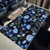 Floral Pattern Mousepad Flower Aesthetics Large Gaming Non-slip Speed Mouse Pad Office Desk Mat Computer PC Laptop Keyboard Pad
