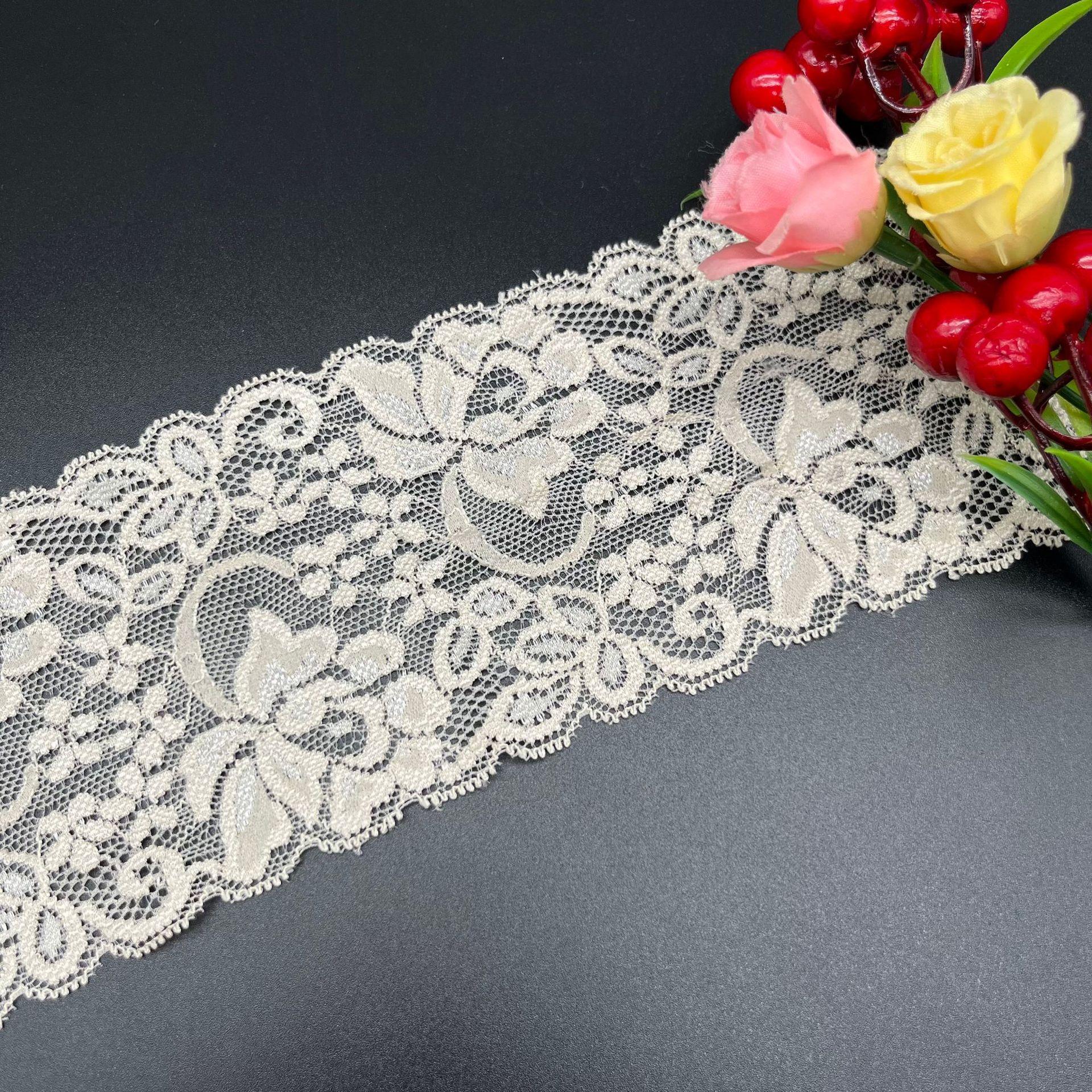 

Элегантные эластичные кружевные аксессуары DIY кружево кружево нейлоновая ткань вязание домашний текстиль нижнее белье кружевные аксессуары разноцветные поделки изготовление лент 9cm*5 Yards