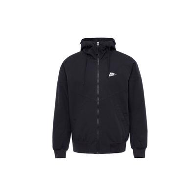 Sportswear Windrunner Canvas Logo Hooded Jacket Men Outerwear Black DX0693-010