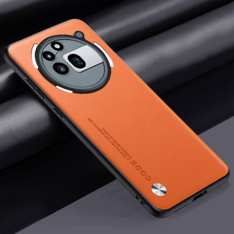 Luxusní PU kožené pouzdro For Nothing Phone 3A Pro Zadní kryt Matný silikon Plná ochrana Telefon Pouzdro For Nothing Phone3A Pro 5G