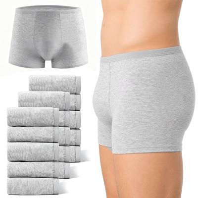 [CMD] 15-Pack Disposable Men's Boxer Briefs - Breathable, Functional, Pure Cotton Underwear - Portable for Travel, Hospital Stays, Business Trips, Dis