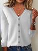 Women's Knitted Cardigan: Spring-Summer Long Sleeve Sweater, Plus Size Autumn Outerwear