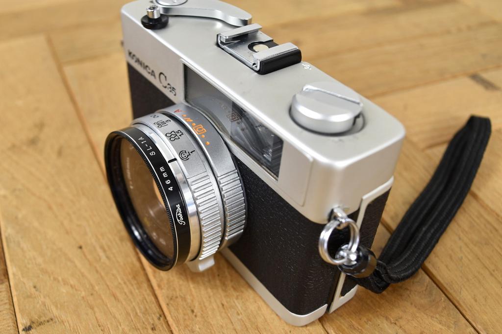 Konica C35 E&L EL Hexanon 38mm F2.8 35mm Filmkamera aus Japan