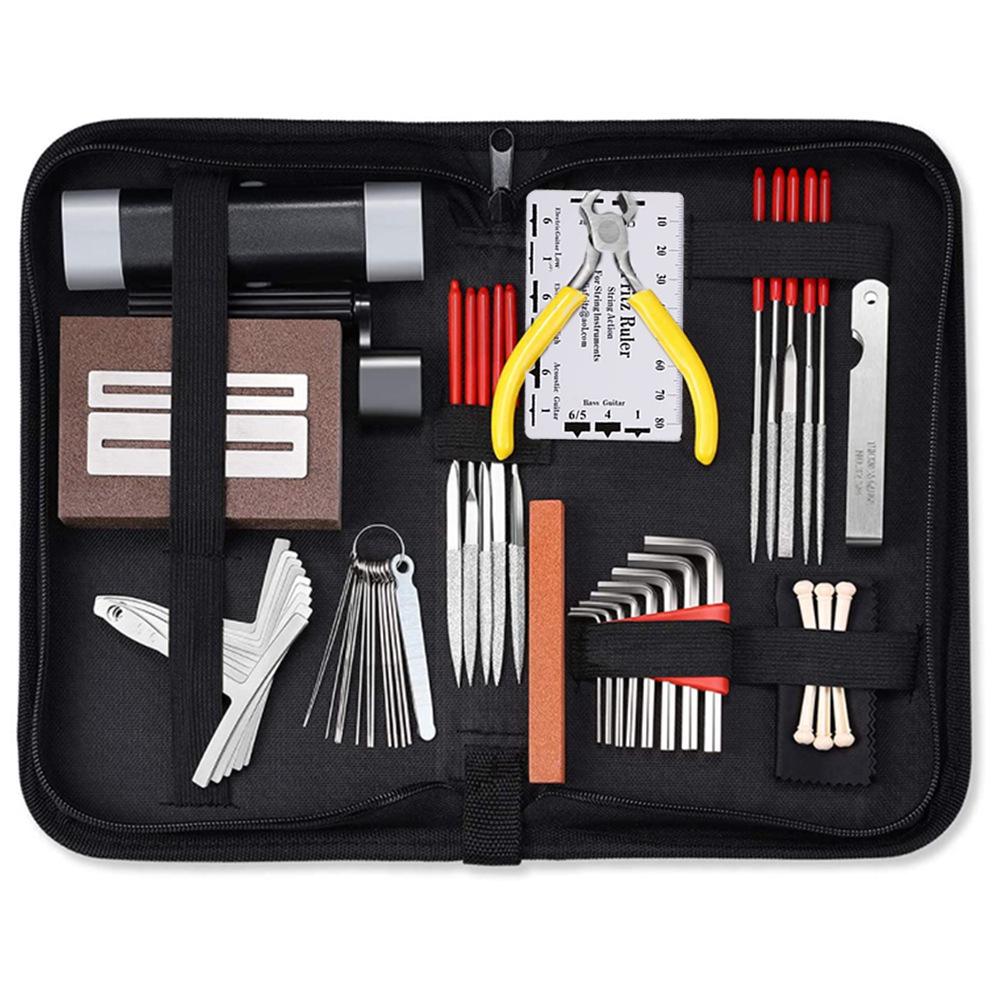 Guitar Maintenance & Tuning Kit: Luthier Repair Tools Set