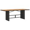 VidaXL Ensemble à Manger de Jardin avec Coussins 9 pcs, Table et Chaises avec Dossier Réglable, Meubles d'Extérieur, 3213367