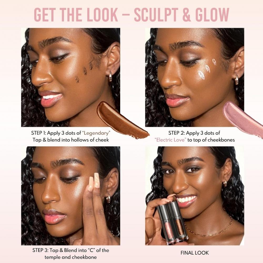 Danessa Myricks Vision Flush Glow   Hyper Radiant Liquid Highlighter 0.21 Oz   6 Ml Tiara