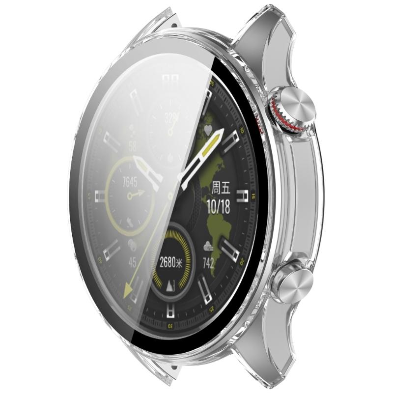 Integrated Screen Protector Frame Protectios Case for Watch 5 Professional Smartwatch PC Tempered Glass Cover