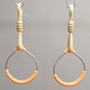 Pull Up Rings for Exercise Strength Training Hanging Straps Rings Indoor Fitness