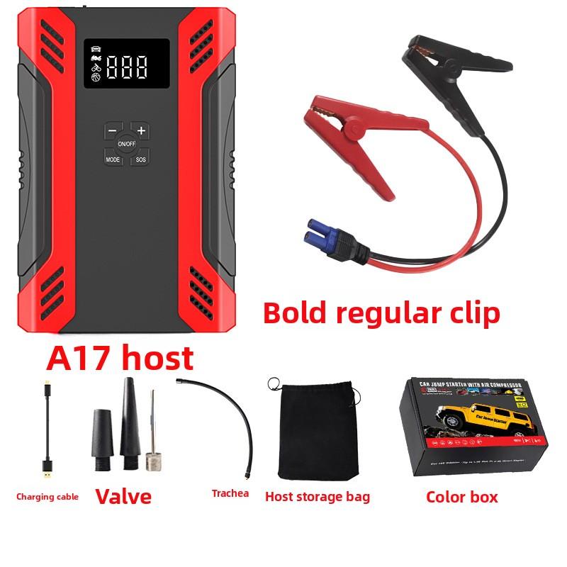 37000mWh Emergency Jump Starter with 150PSI Air Compressor – 12V Car Battery Booster with Integrated LED Flashlight A17-1500A-Ordinary