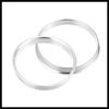 4pcs OD 66.6mm to ID 63.4mm Aluminum Alloy Car Auto Hub Centric Rings Wheel Bore Center Spacer Replacement Durable Material