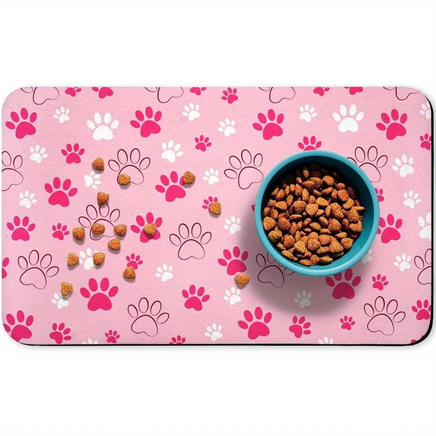 

Pet Cat and Dog Feeding Diatomaceous Earth Mat, Anti-splash Mat, Water-absorbent and Quick-drying Home Mat 30 * 50cm