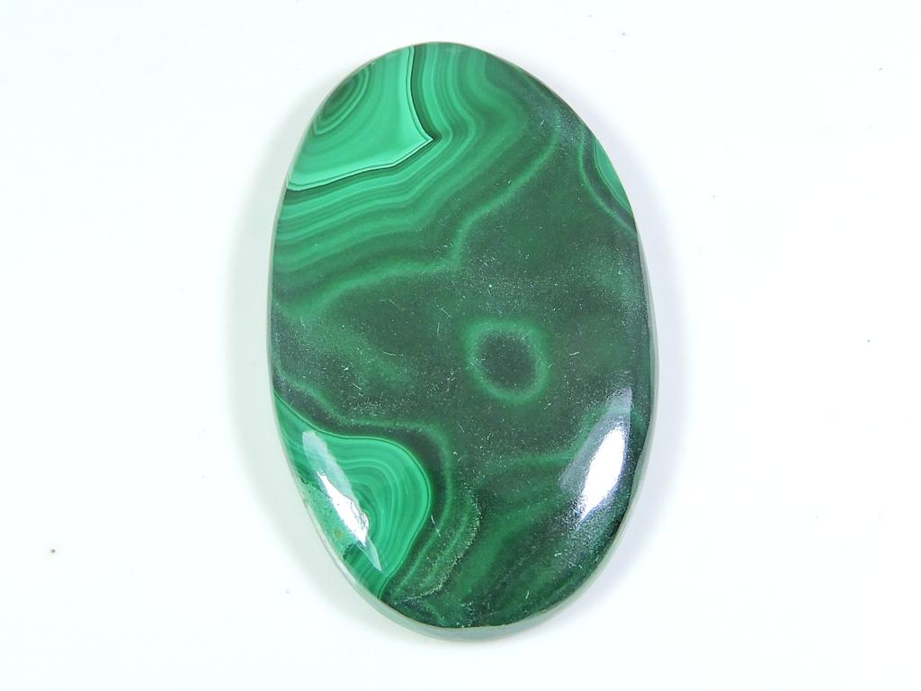 MAGNIFICENT!! 29X48MM Natural Green Malachite Oval Cabochon Gemstone 102Cts. ET-58
