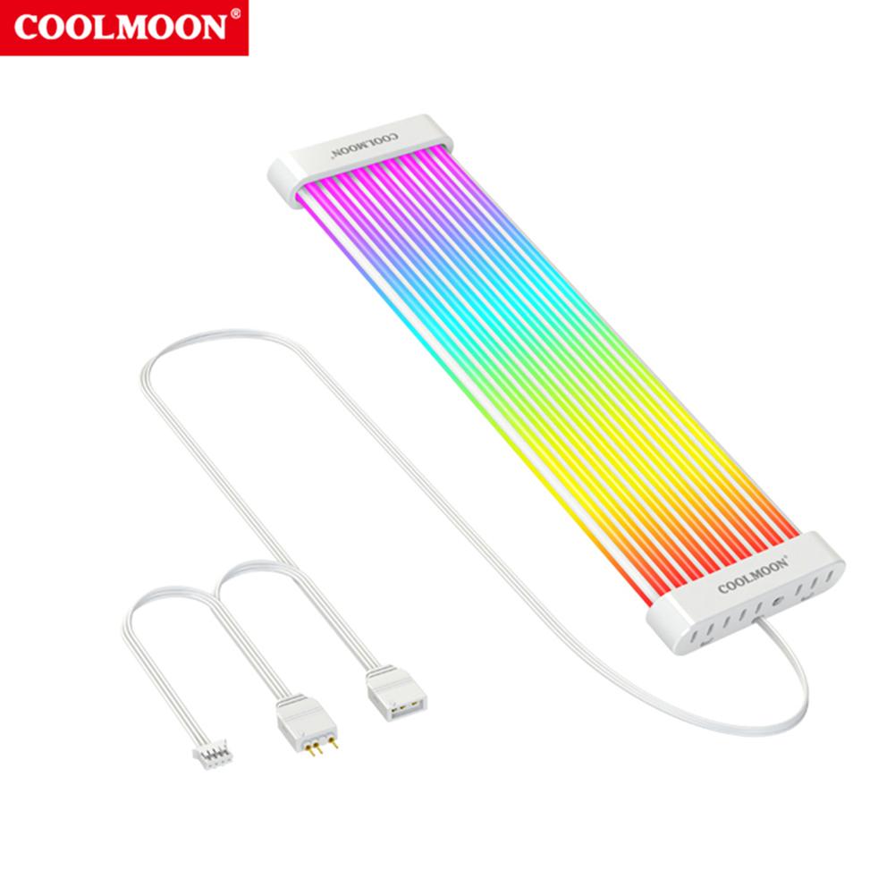

RGB LED Light Strip Bar Glowing Neon Cord 8Pin/24Pin GPU Video Card DIY ARGB Sync Power Supply Cable Line