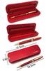 Daisybee Wooden Ballpoint Gift Desk Pen with Black Natural Karin Wood Pen, Boxed, Set, Case, Oil-Based Ink,