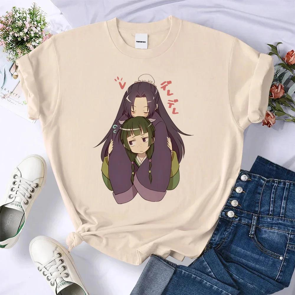 Kusuriya No Hitorigoto T Shirt Teen Digital Punk Graphic Comfortable Graphic Pastel Retro Harajuku Short Sleeve