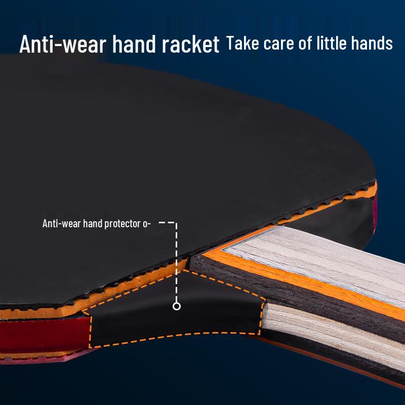 Agnite FH217 3-Star Table Tennis Racket Set