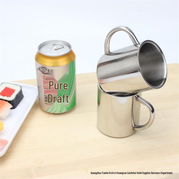Insulated Stainless Steel Double-Layer Cup for Kids: Anti-Scald, 220-400ML