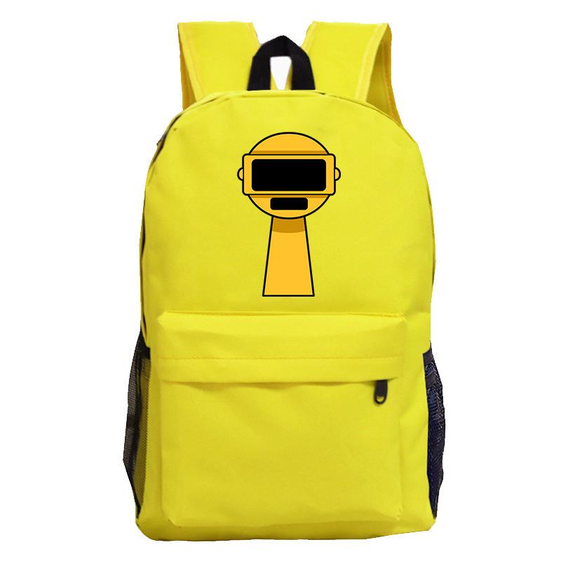 Rhythm Box Fun Printed Backpack Light College Style Fashion Primary And Secondary School School Bag