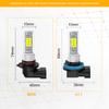 2 Pezzi Lampadine LED H8 H11 H16 JP 9005 HB3 9006 HB4 LED Lampadine Fendinebbia Auto Luci Diurne DRL per Auto 12V 6000K Bianco