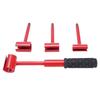 Door Hinge Adjustment Tool Kit 4 In 1 Steel Silicone Hinges Gap Adjusting Wrench Hinge Bender Tool