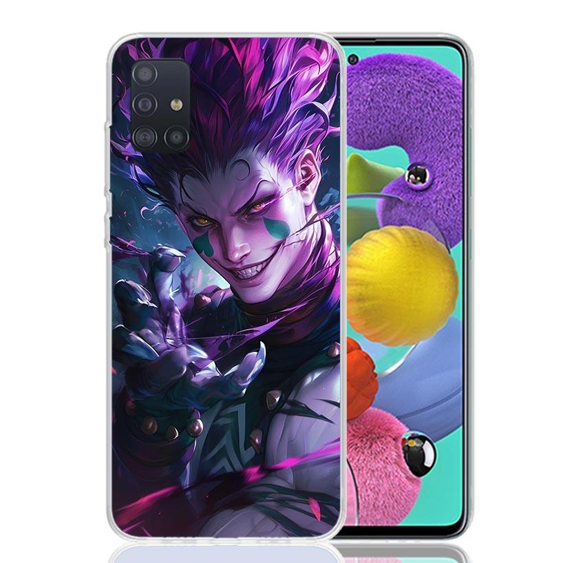 Huner X-Hunters Hisoka Phone Case For Samsung Galaxy A52 A32 A22 A12 A02S A50S A30S A51 A31 AA71 Note 20 Ultra 10 S10 Plus Galax
