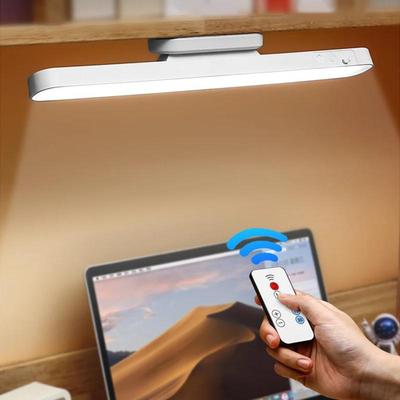 Schreibtischlichtleiste 3000K bis 6000K Einstellbare Farbtemperatur Untertischleuchten LED Hell Wiederaufladbare Magnetische Lichtleiste zum Lesen, Schlafzimmer, Wohnheim, Regal