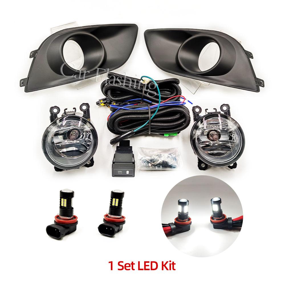 Fendinebbia a LED per auto, luci diurne DRL per Suzuki Swift 2011, 2012, 2013, 2014, 2015, 2016, 2017, cablaggio, interruttore, impermeabile