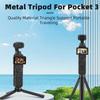 1/4 Screw Mini Vlog Tripod Action Camera Stabilizer for OSMO POCKET 3 for Live Streaming