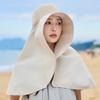 Wide Brim Mountaineering Cap Breathable Hiking Bucket Hat Foldable Women Sun Cap  Famale