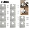 Stainless Steel Hinge Repair Plate Acccessories Cupboard Door Drawer