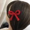 Sweet Knitting Yarn Bowknot Hair Clip Lazy Hairpin Duckbill Hairclips Barrettes for Women Side Bangs Hair Styling Tool