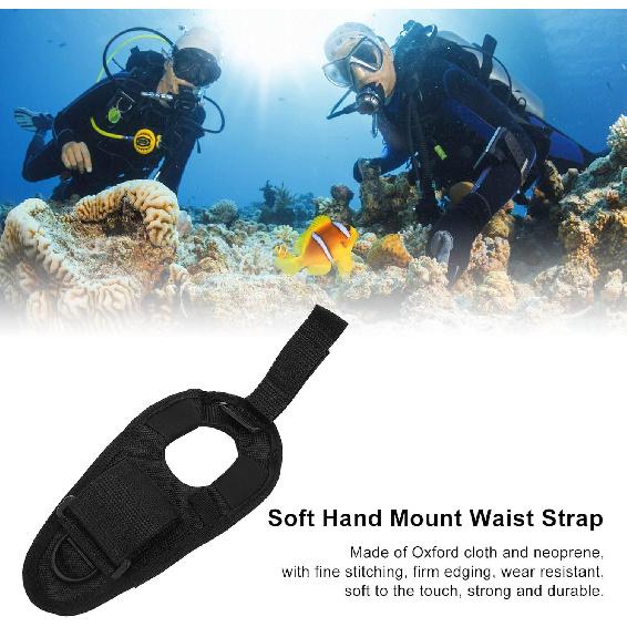 Diving Flashlight Arm Strap Wrist Flashlight Holster Flashlight Glove Electric Torch Holder Hand Arm for Outdoor Diving and Camping